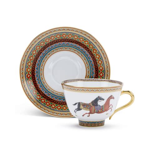 Hermès Hermes Cheval D’Orient Tea Cup And Saucer No.3 – 